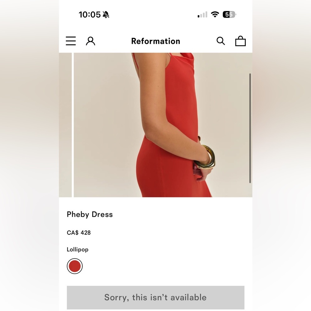 Reformation • NWT $428 Pheby Dress - Picture 5 of 10